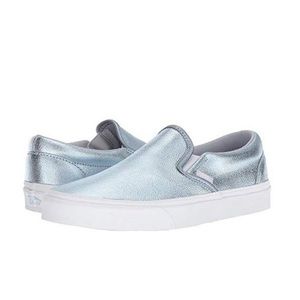 Vans classic slip ons metallic
